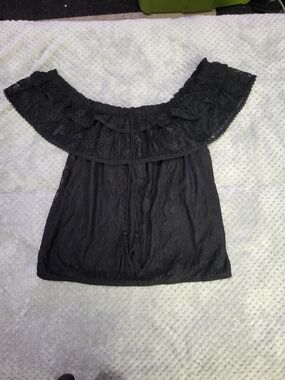 No Boundaries Black Off-Shoulder Lace Top Xxxl (21)